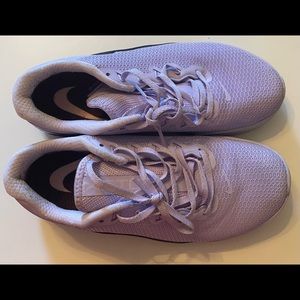Lavender Nike sneakers